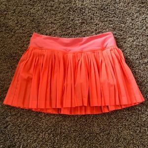 Lululemon Pleat to Street Skirt Grapefruit